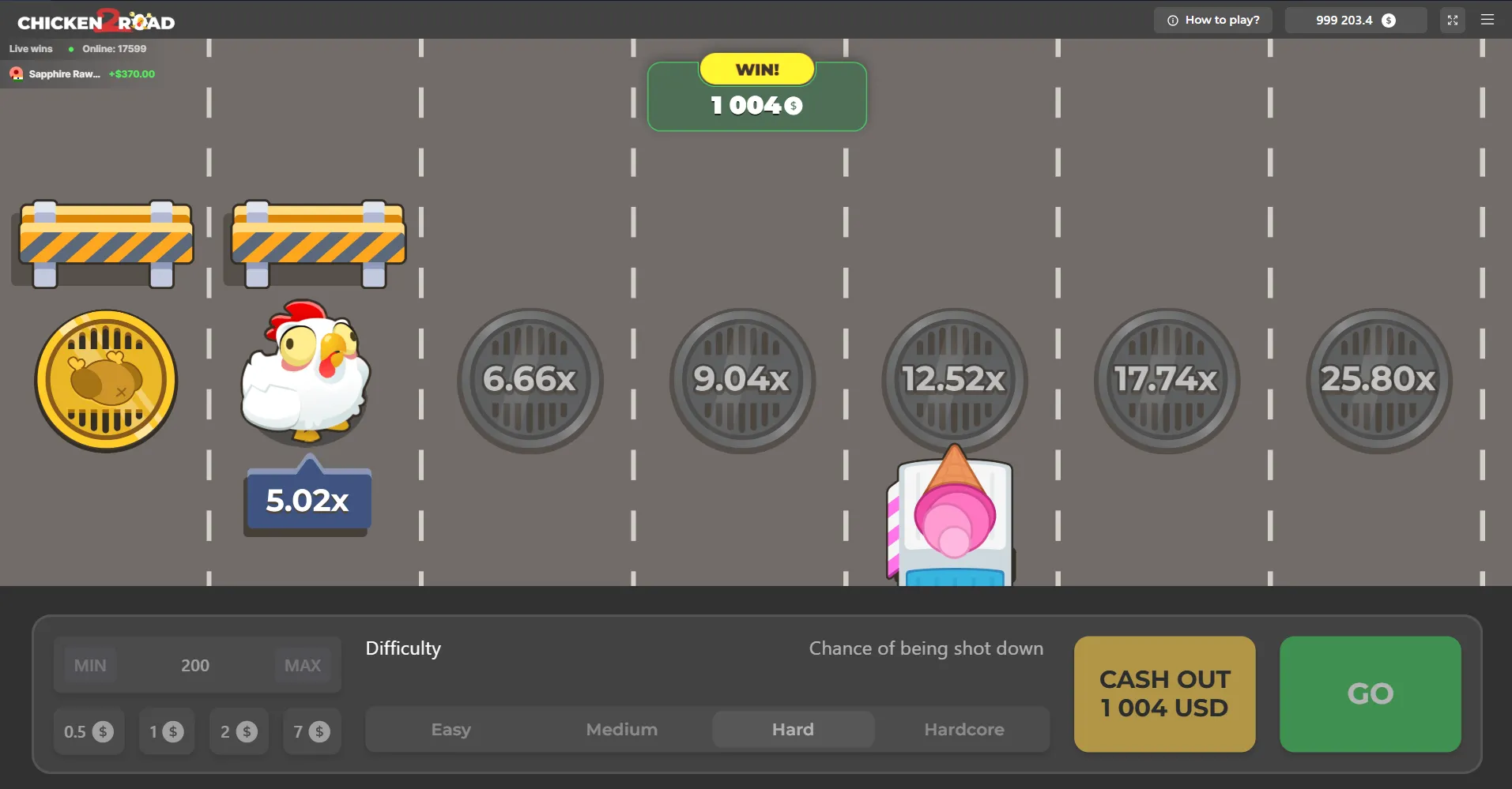 Gameplay de Chicken Road 2